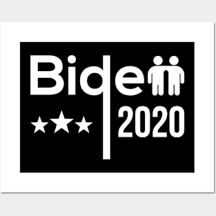 Joe Biden Hugs Hands Posters and Art